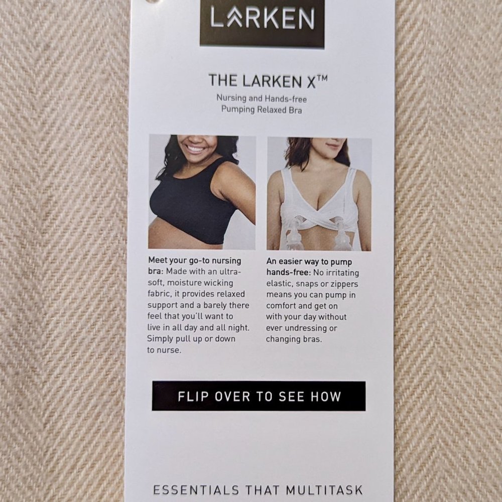 Like-New Larken X Nursing Pumping Bra (EUC, Black) - Picture 3 of 11